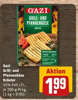 REWE Gazi grill- und pfannenkäse kräuter Angebot