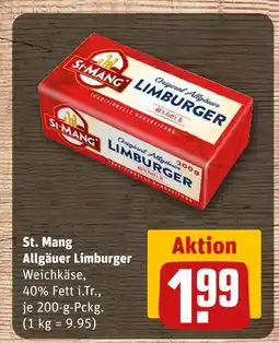 REWE St. mang allgäuer limburger Angebot