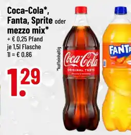 trinkgut Coca-cola, fanta, sprite oder mezzo mix Angebot