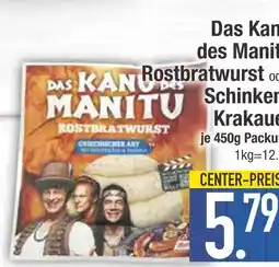 Edeka Das kano des manitu rostbratwurst Angebot