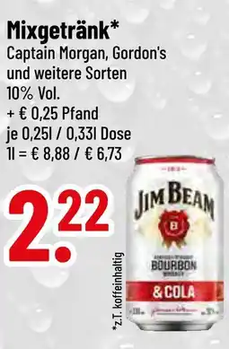 trinkgut Jim beam bourbon & cola Angebot