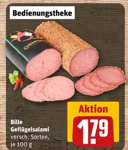 REWE Bille geflügelsalami Angebot