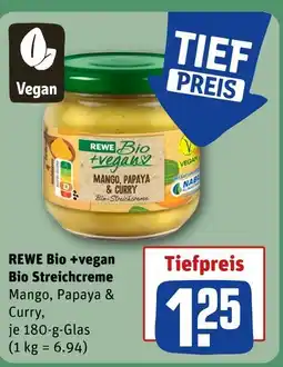 REWE Rewe bio +vegan bio streichcreme Angebot