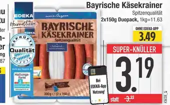 Edeka Edeka bayrische käsekrainer Angebot