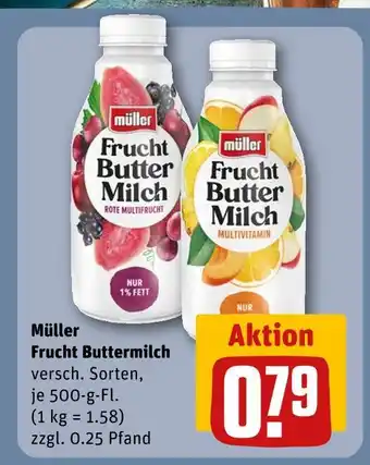 REWE Müller frucht buttermilch rote multifrucht Angebot