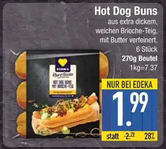 Edeka Edeka hot dog buns Angebot
