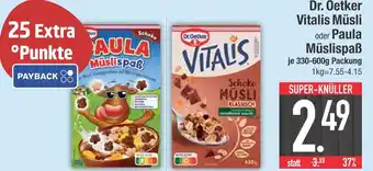 Edeka Dr. oetker paula müslispaß Angebot