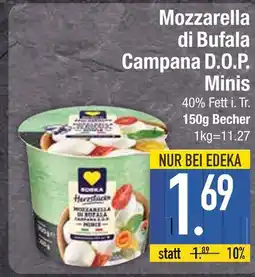 Edeka Edeka mozzarella di bufala campana d.o.p. minis Angebot