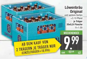 Edeka Löwenbräu original und weitere sorten Angebot