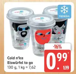 Marktkauf Cold n’ice eiswürfel to go Angebot