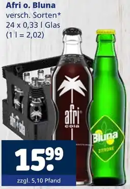 Getränkewelt Afri o. Bluna Angebot