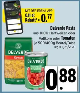 Edeka Delverde pasta aus 100% hartweizen Angebot