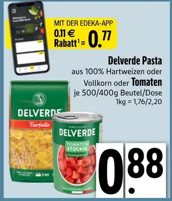Edeka Delverde pasta aus 100% hartweizen Angebot