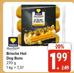 Marktkauf Edeka herzstücke brioche hot dog buns Angebot
