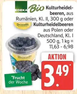 Marktkauf Edeka bio kulturheidelbeeren Angebot