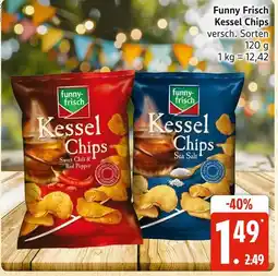 Marktkauf Funny frisch kessel chips sweet chili & red pepper Angebot