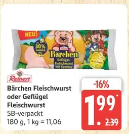 Marktkauf Reinert bärchen fleischwurst Angebot