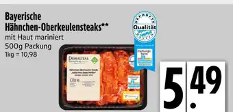 Edeka Donautal bayerische hähnchen-oberkeulensteaks Angebot