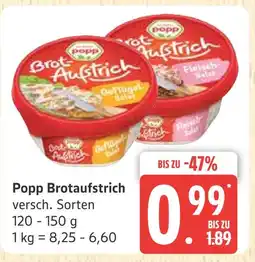 Marktkauf Popp brotaufstrich Angebot