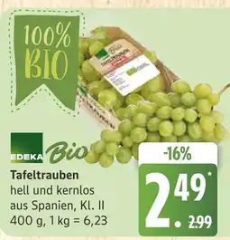 Marktkauf Edeka bio tafeltrauben Angebot