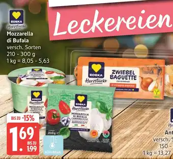 Marktkauf Edeka herzstücke mozzarella di bufala Angebot