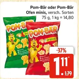 Marktkauf Pom-bär ofen minis Angebot