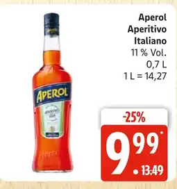 Marktkauf Aperol aperitivo italiano Angebot