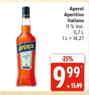 Marktkauf Aperol aperitivo italiano Angebot