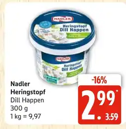 Marktkauf Nadler heringstopf dill happen Angebot