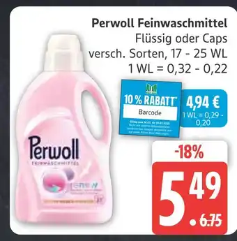 Marktkauf Perwoll feinwaschmittel flüssig Angebot