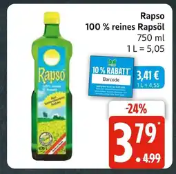 Marktkauf Rapso 100 % reines rapsöl Angebot
