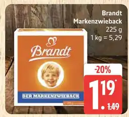 Marktkauf Brandt markenzwieback Angebot