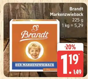 Marktkauf Brandt markenzwieback Angebot