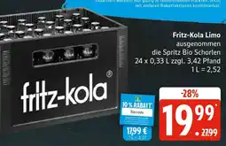 Marktkauf Fritz-kola limo Angebot