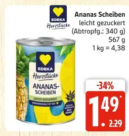 Marktkauf Edeka ananas scheiben Angebot