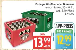 Marktkauf Erdinger weißbier oder brauhaus Angebot