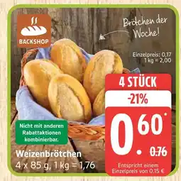 Marktkauf Backshop weizenbrötchen Angebot