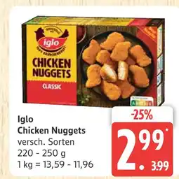 Marktkauf Iglo chicken nuggets Angebot