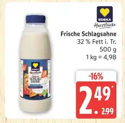 Marktkauf Edeka frische schlagsahne Angebot