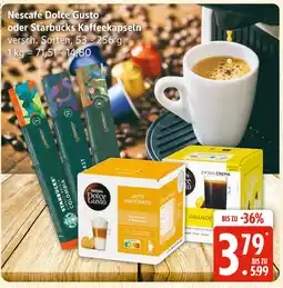 Marktkauf Nescafé dolce gusto Angebot