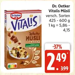 Marktkauf Dr. oetker vitalis müsli Angebot
