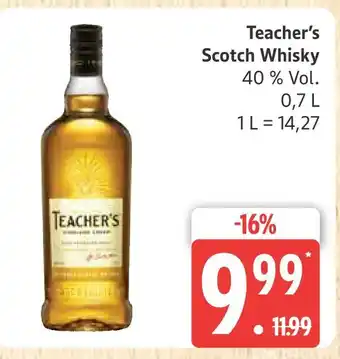 Marktkauf Teacher's scotch whisky Angebot