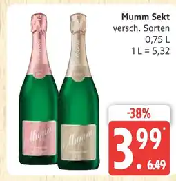 Marktkauf Mumm sekt Angebot