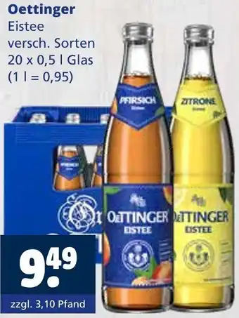 Getränkewelt Oettinger Eistee Angebot