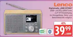 Marktkauf Lenco digitalradio „dar-017wh“ Angebot