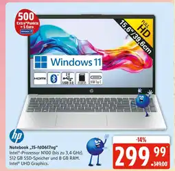 Marktkauf Hp notebook „15-fd0617ng“ Angebot