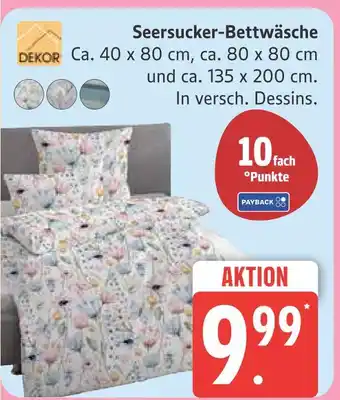 Marktkauf Dekor seersucker-bettwäsche Angebot