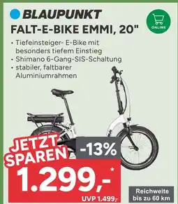 Marktkauf Blaupunkt falt-e-bike emmi, 20 Angebot
