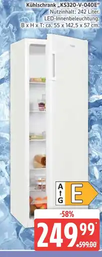 Marktkauf Kühlschrank ks320-v-040e Angebot
