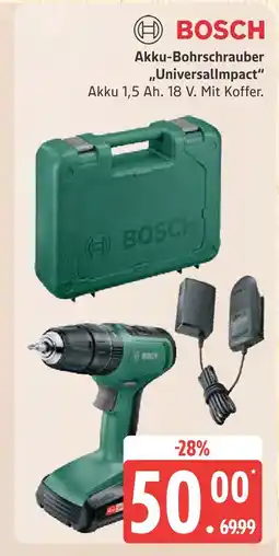 Marktkauf Bosch akku-bohrschrauber „universalimpact“ Angebot